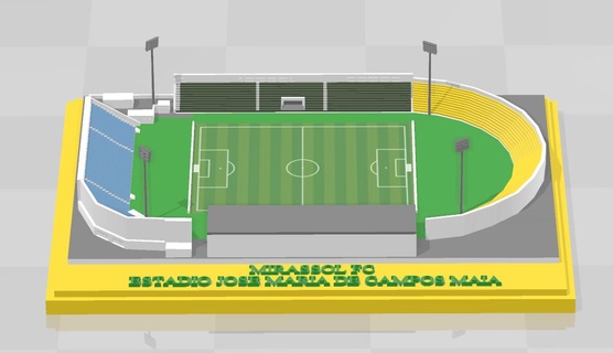 Mirasol Futebol Klubin estadio jose Maria de Felder maia Fußball Stadion stadion brasil Brasilien Serie 3d print model - Mito3D