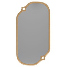 mirror 1 architecture design gold wood wall wallmirror decoration 3d print model - Mito3D