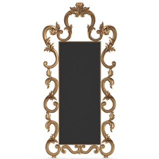 espejo clásico decoración oro cristopherguy pared bevcristo lowpoly 3d print model - Mito3D