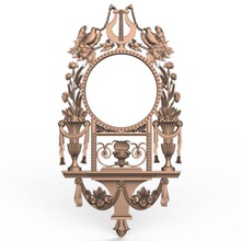 miroir de décoration d'art la renaissance 3d print model - Mito3D
