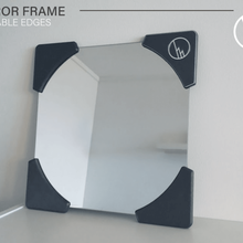 specchio telaio stampabile bordi flashfortews Camera letto confine pratico arte minimalista geometria Fai 3d print model - Mito3D