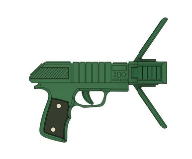 espejo pistola flecha cómic cosplay apuntalar arma dc historietas destello Maestro accesorios súper villano 3d print model - Mito3D