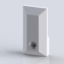 mirror mount clip casa arredamento 3d print model - Mito3D