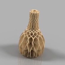 con mirroring twisted vaso casa miroir chez-soi torsad 3d print model - Mito3D