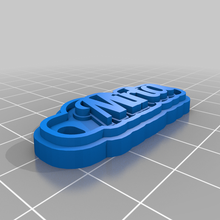 mirta customized keychains 3d print model - Mito3D