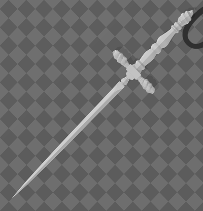mal recordar juego daga cuchillo espada arma piadosamente cirujano cosplay apuntalar mano anillo fantasía medieval 3d print model - Mito3D