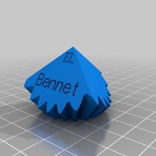 mischas cube bennet art customized interactive 3d print model - Mito3D