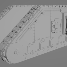 Misriah Muster Schlacht Panzer Spuren Sponsoren Heiligenschein Kriegshammer bewachen Leman russ Skorpion 40k 40000 Kaiserliche 3d print model - Mito3D