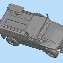 misil carruaje 3d print model - Mito3D