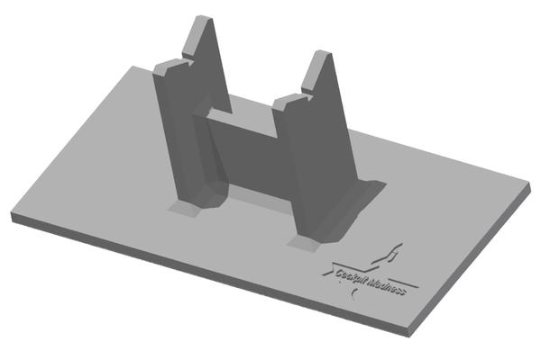 misil combustible tanque arrepentirse estante soporte herramientas modelos escala modelo 3dprinter aeronave 3d print model - Mito3D