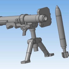 lançador de mísseis armas pesadas equipe jogo brinquedo wh40k warhammer 40k 40000 warhammer40k 3d print model - Mito3D