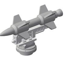 los lanzadores de misiles proxy juego warhammer40k atracador titan adeptus titanicus 3d print model - Mito3D