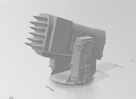 missile launcher sistema gioco militare 3d print model - Mito3D