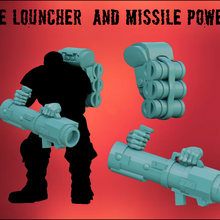 missile lanceur Puissance pack Jeu wh40k 3d print model - Mito3D