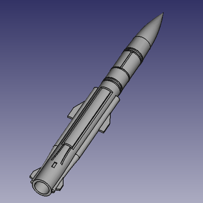rakete prototyp kreuzfahrt raumfahrzeug platz flugzeug raumschiff luft 3d print model - Mito3D