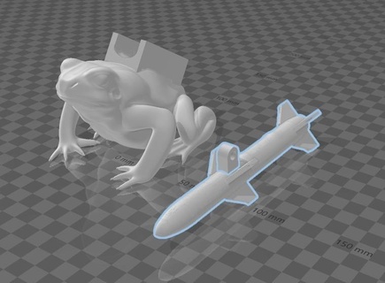 missile toad 2021 christmas ornament missiletoad animals 3d print model - Mito3D