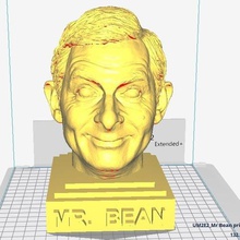 mister bean sculpture art johny english ronan atkinson 3d print model - Mito3D