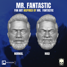 mister fantastic fan art head inspired action figures 3d print model - Mito3D