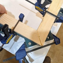 mitra cucire impostato jig morsetto attrezzo lavorazione legno comune 45 grado 3d print model - Mito3D