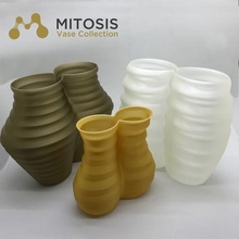 mitosis vase collection home vases decor flowers 3d print model - Mito3D