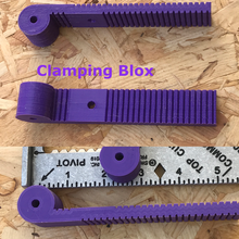 mitre-corner-end clamping 'blox' tool tight hold fix glue joint corner mitre miter blox block clamp 3d print model - Mito3D