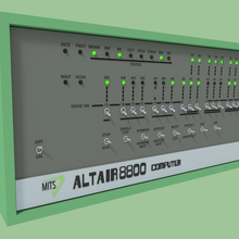 mits altair 8800 artilugio 3d print model - Mito3D