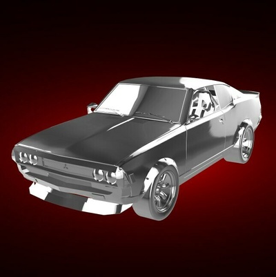 mitsubishi poulain galant gto suv voiture véhicule rallier course sports derby supercar gt 3d print model - Mito3D