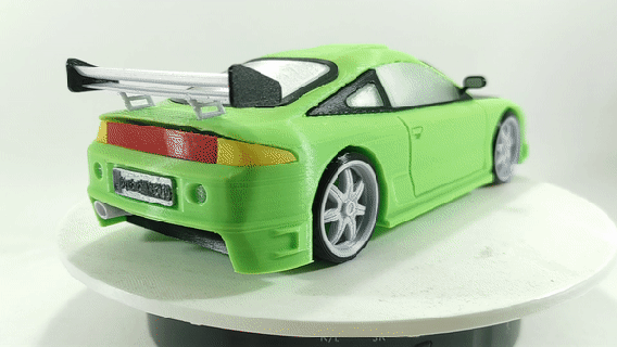 mitsubishi eclisse veloce furioso macchine 3d print model - Mito3D