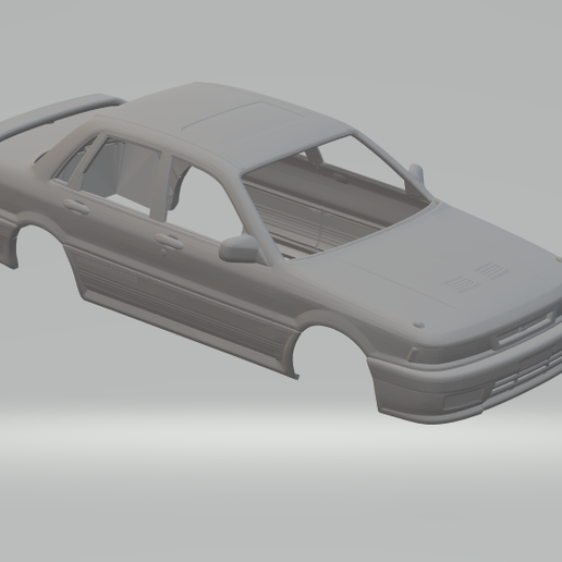 Mitsubishi galant vr4 3D print model - Mito3D