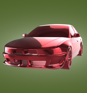 Mitsubishi galant vr 4 voiture véhicule rallier course sports Derby turbo vitesse 3d print model - Mito3D