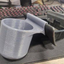 mitsubishi l200 clip-on ashtray cup holder triton strada dodge ram 50 tool ash tray cupholder pickup mk1 mk2 1996 3d print model - Mito3D