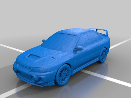 mitsubishi lanciere Evoluzione iv evo 4 veicoli 3d print model - Mito3D