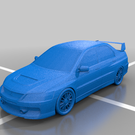 Mitsubishi Lancer evrim ix oyun Evo 9 Araçlar 3D print model - Mito3D