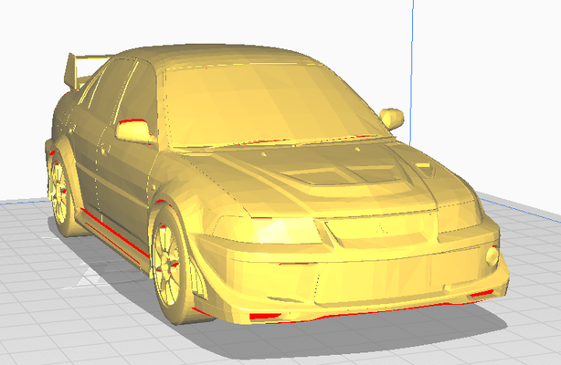 mitsubishi lancero evolución vi coches estados unidos 2024 3d print model - Mito3D