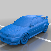 mitsubishi lancero evolución vi juego evo 6 vehiculos 3d print model - Mito3D