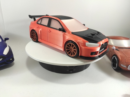mitsubishi lancer evrim x ralli araba 3d print model - Mito3D