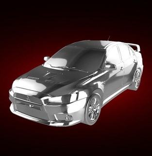 mitsubishi lanciere Evoluzione casa suv automobile macchina veicolo rally gara gli sport Derby supercar gt 3d print model - Mito3D