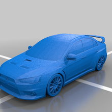 mitsubishi lancero evolución juego evo 10 vehiculos 3d print model - Mito3D
