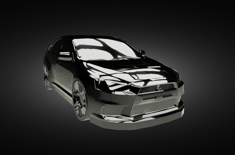 mitsubishi lancero evo auto coche vehiculo coches 3d print model - Mito3D