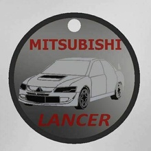 Mitsubishi lanceiro chaveiro comício carro evo chave anel rallyart Gasolina deluxe tpu corrida 3d print model - Mito3D