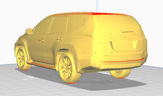 mitsubishi montero sport 2016 Game cars use 2023 3d print model - Mito3D