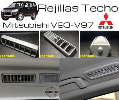 Mitsubishi pajero Montero v93 v97 çatı yan hava şartlandırma çıkış ızgara havalandırma v73 v77 ac 3d print model - Mito3D