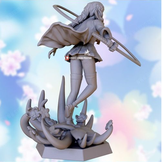 mitsuri kanroji demone assassino figurina animato manga cosplay fan art 3d print model - Mito3D