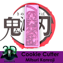 Mitsuri kanroji kurabiye kesici Kimetsu Yaiba 3d print model - Mito3D