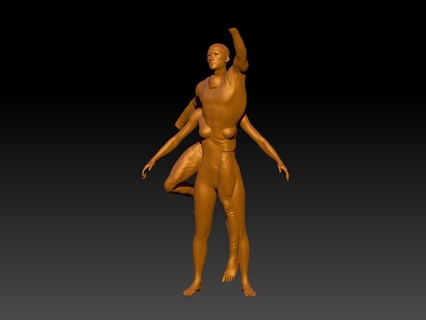 mix people - freee - give like mix people man  3d print model - Mito3D