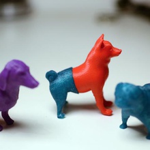 miscible perro modelos de juego puzzle.perro salchicha.el imán.cachorro.independiente 3d print model - Mito3D