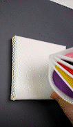 gemischt bewirken Farbe Tablett mischen Kunst 3d print model - Mito3D
