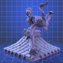 miyamoto musashi fate grand order game anime videogame swords girl samurai 3d print model - Mito3D