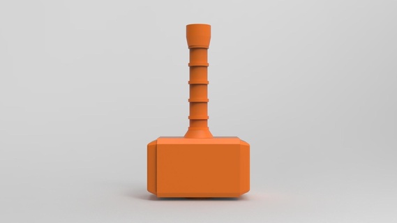 mjolnir 3d print model - Mito3D