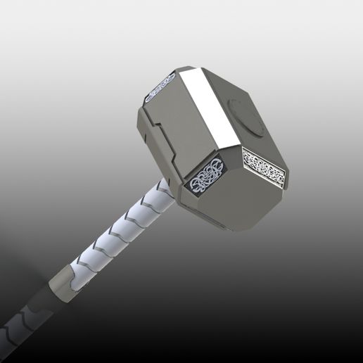 mjolnir mjolnir thor marvel disney hammer 3D print model - Mito3D